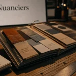 Les nuancier sur-mesure : échantillons couleur et cartes papier sur une table